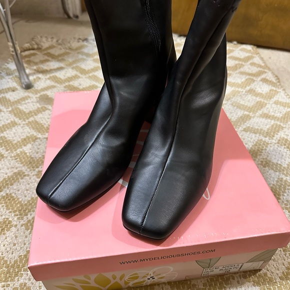 Black Ankle Booties - Picture 2 of 5